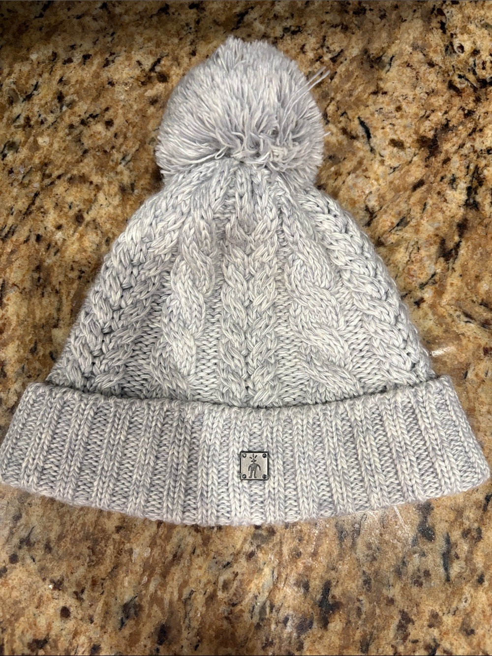 Smartwool Light Gray‎ Cable Knit Beanie